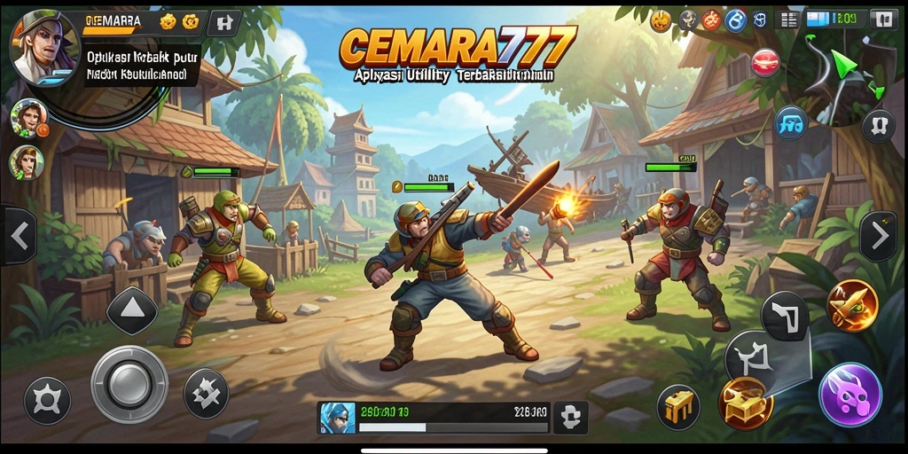 Screenshot CEMARA777 menampilkan antarmuka aplikasi Utility yang intuitif.