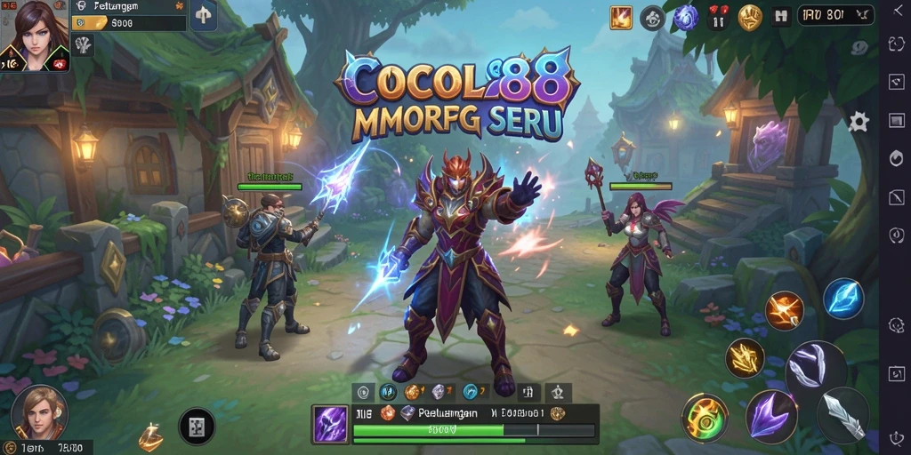 Tampilan gameplay MMORPG yang menarik dan menantang di COCOL88.