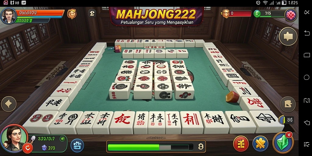 Tampilan gameplay MAHJONG222 dalam petualangan yang menantang.